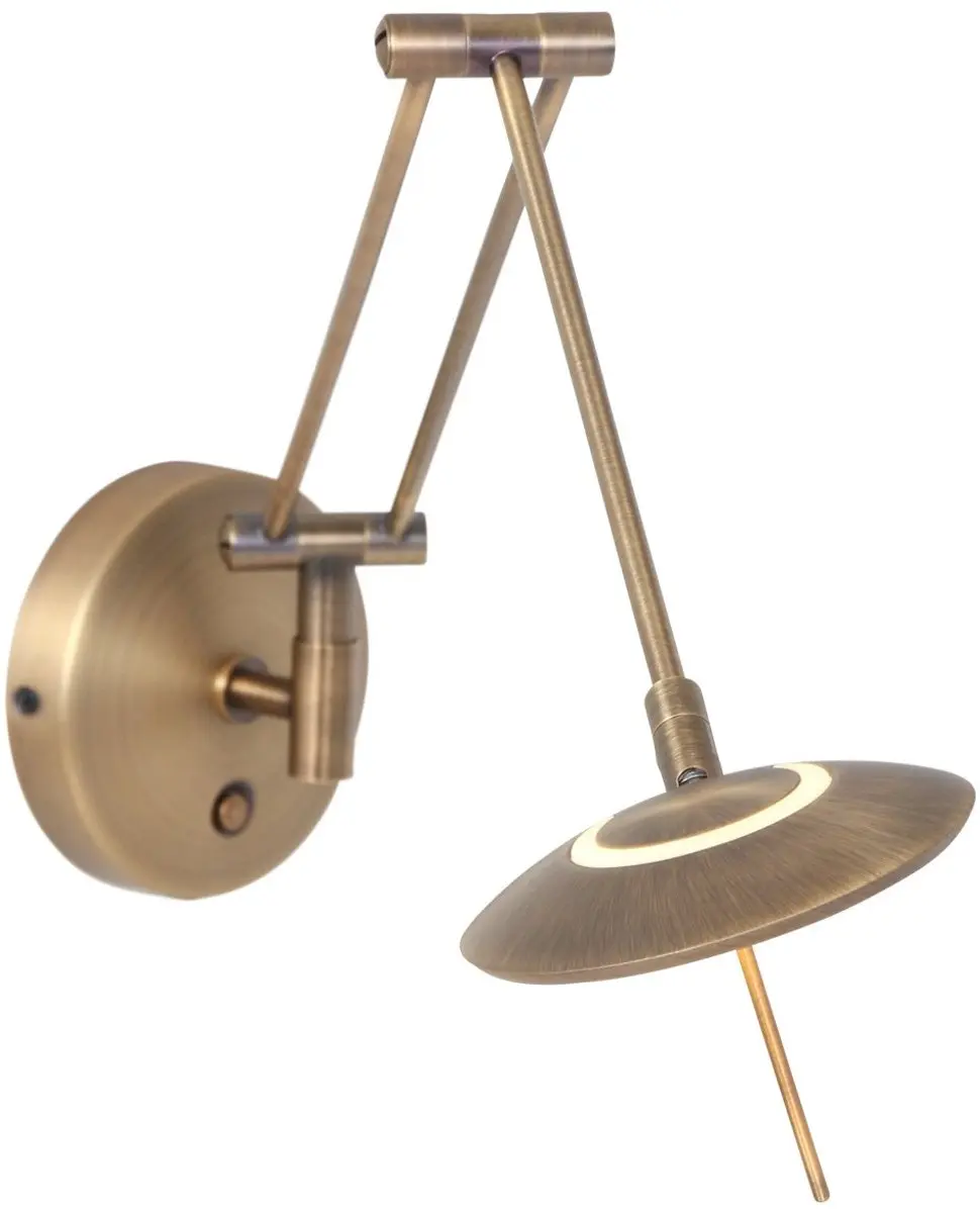 Steinhauer Wandlamp Zodiac 2110BR - Brons - 1 Lichtpunt