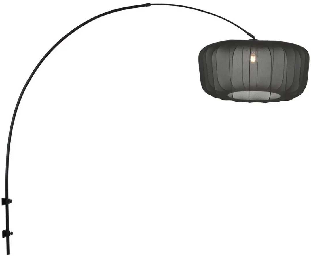 Steinhauer Trendy Wandlamp 1481ZW - Zwart - 40W