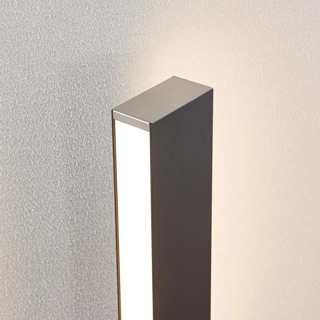 Lucande LED Buitenlamp 12W - 3000K - Donkergrijs/Wit