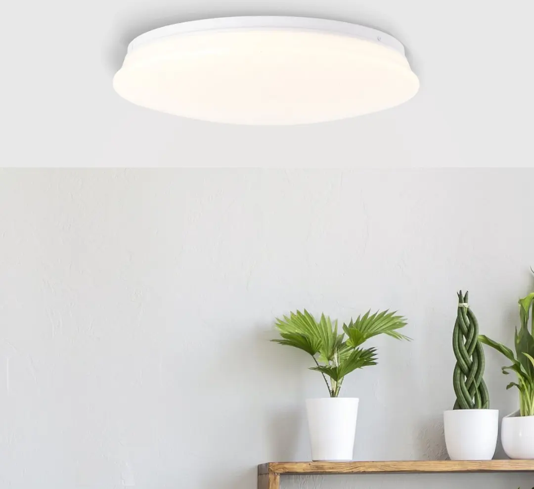Brilliant Farica Plafondlamp LED 18W 3000K Sensor - Wit