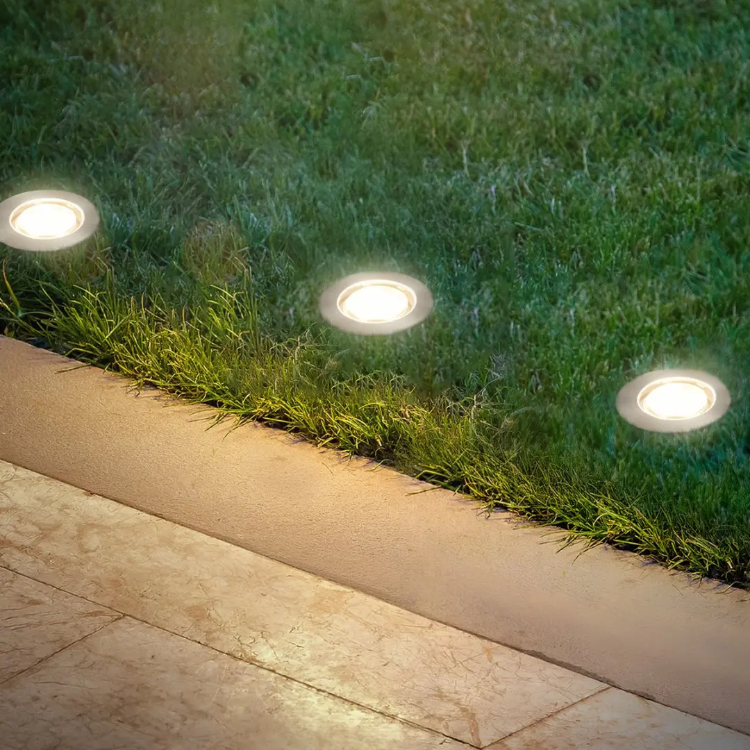 Briloner LED Grondspotset 3 Stuks - Warm Wit 3.000K - Ø4.5x6.6cm