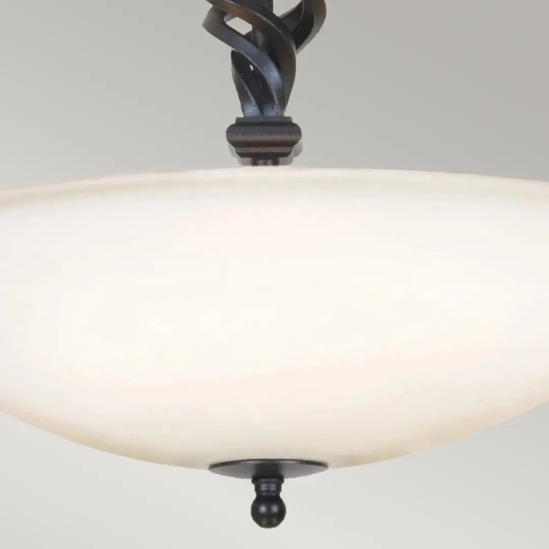 Elstead LED Plafondlamp Pembroke 3xE14 60W - 40cm