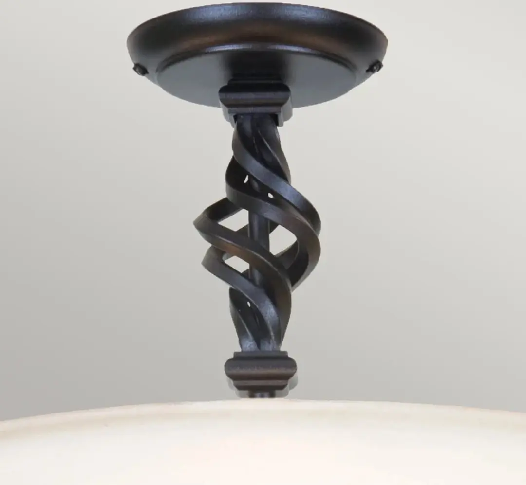 Elstead LED Plafondlamp Pembroke 3xE14 60W - 40cm