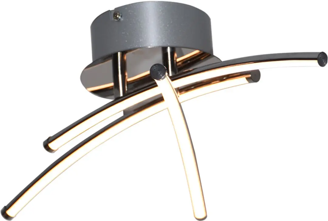Globo LED Plafondlamp 9W 990lm Warm Wit - Zilver - afbeelding 6 van 6