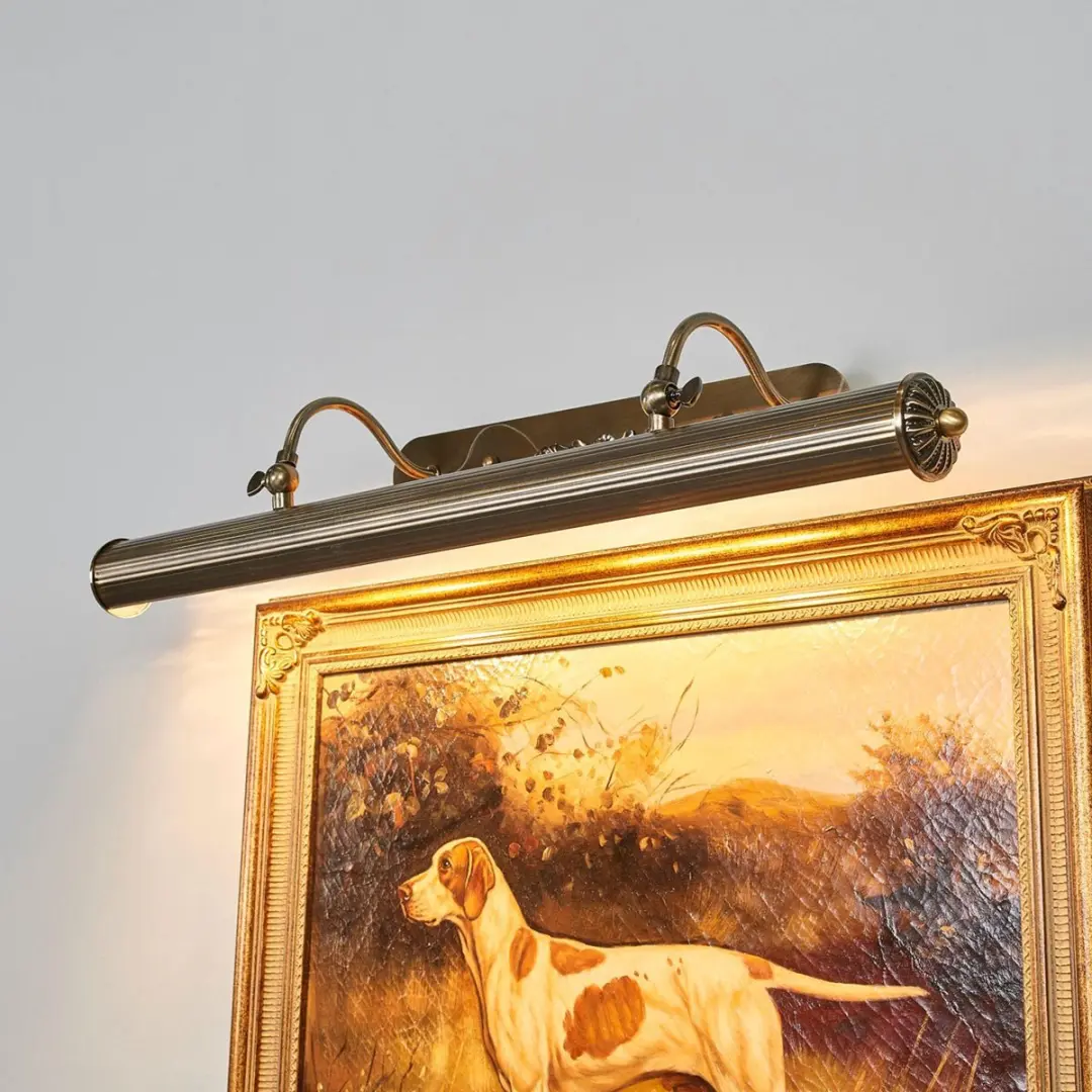 Lindby Wandlamp 4-lichts E14 Antiek Messing
