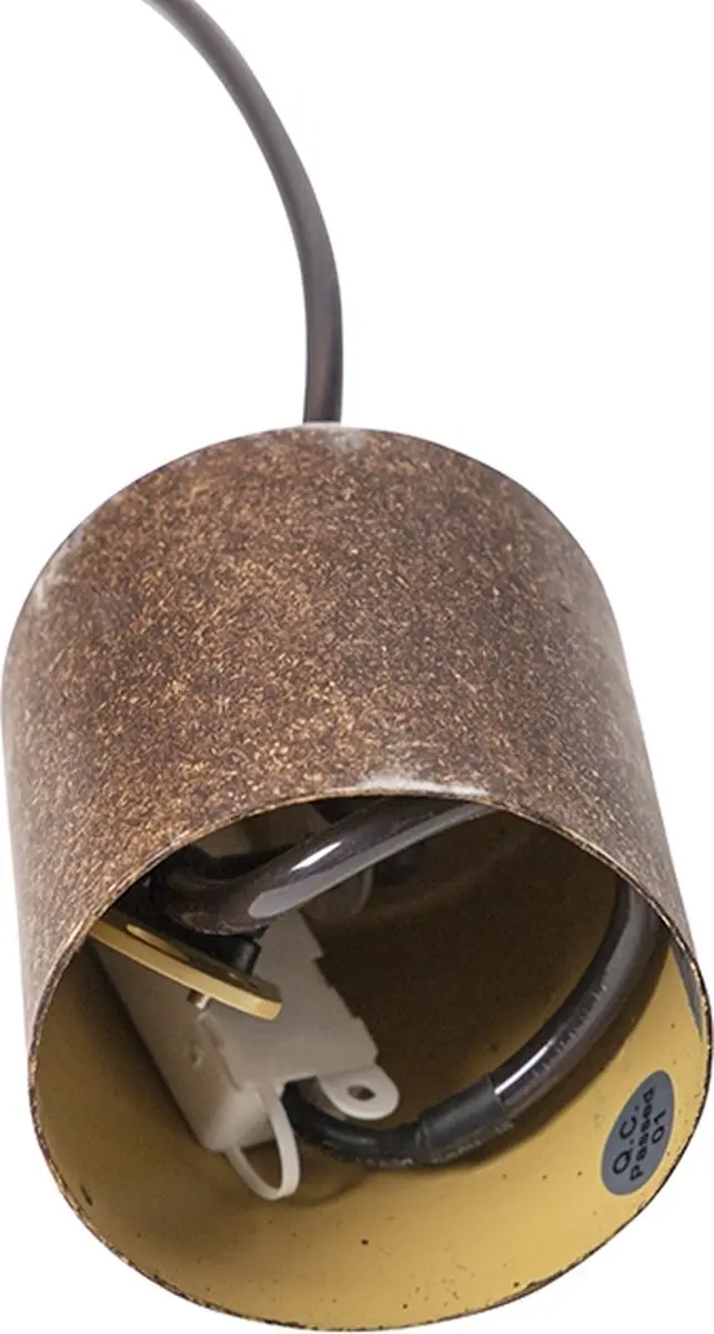 Paul Neuhaus Kreta Hanglamp - 1 Lichtpunt - Ø40cm - Roestbruin