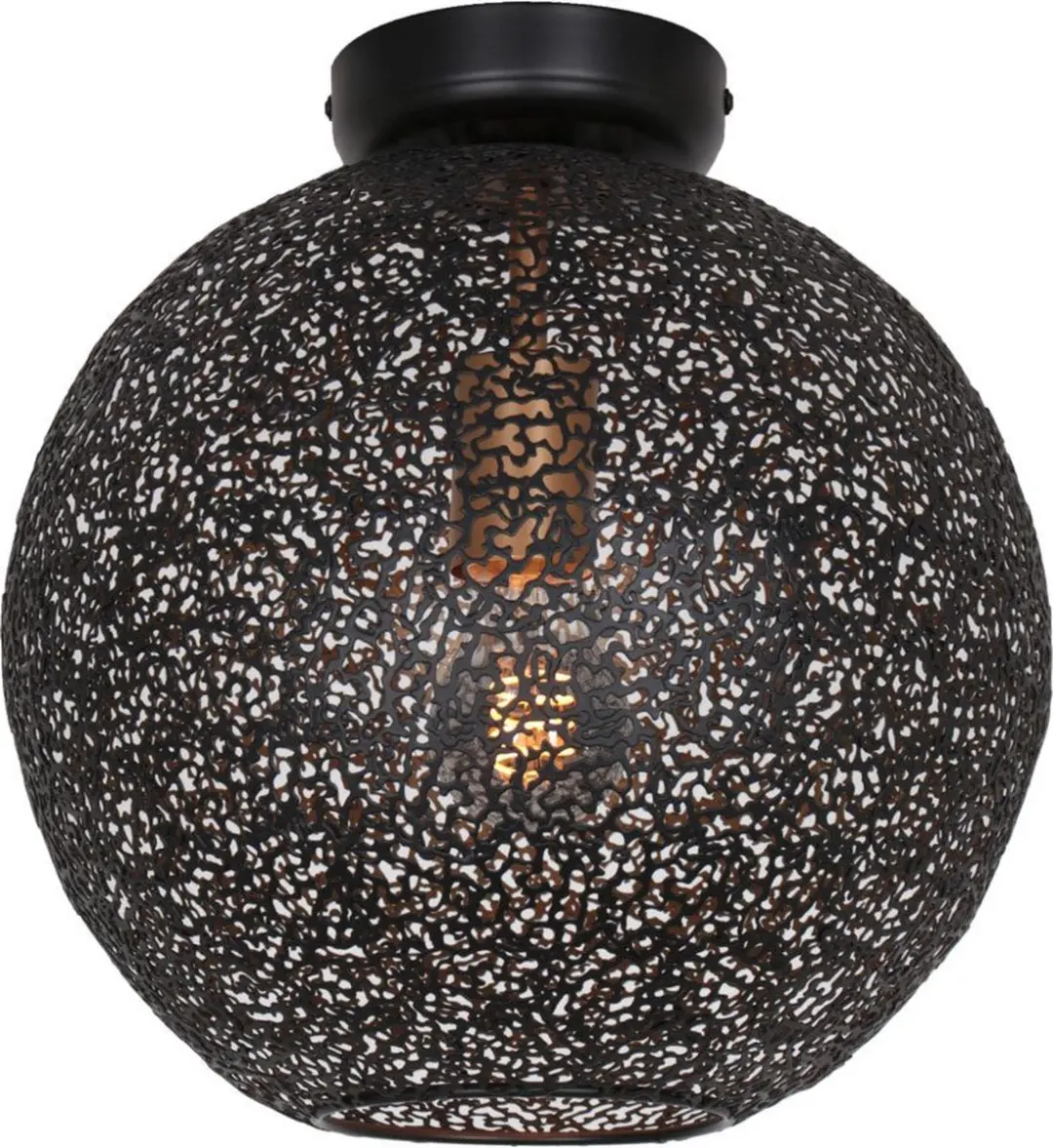 Freelight Oronero Plafondlamp Ø30cm - Zwart/Goud