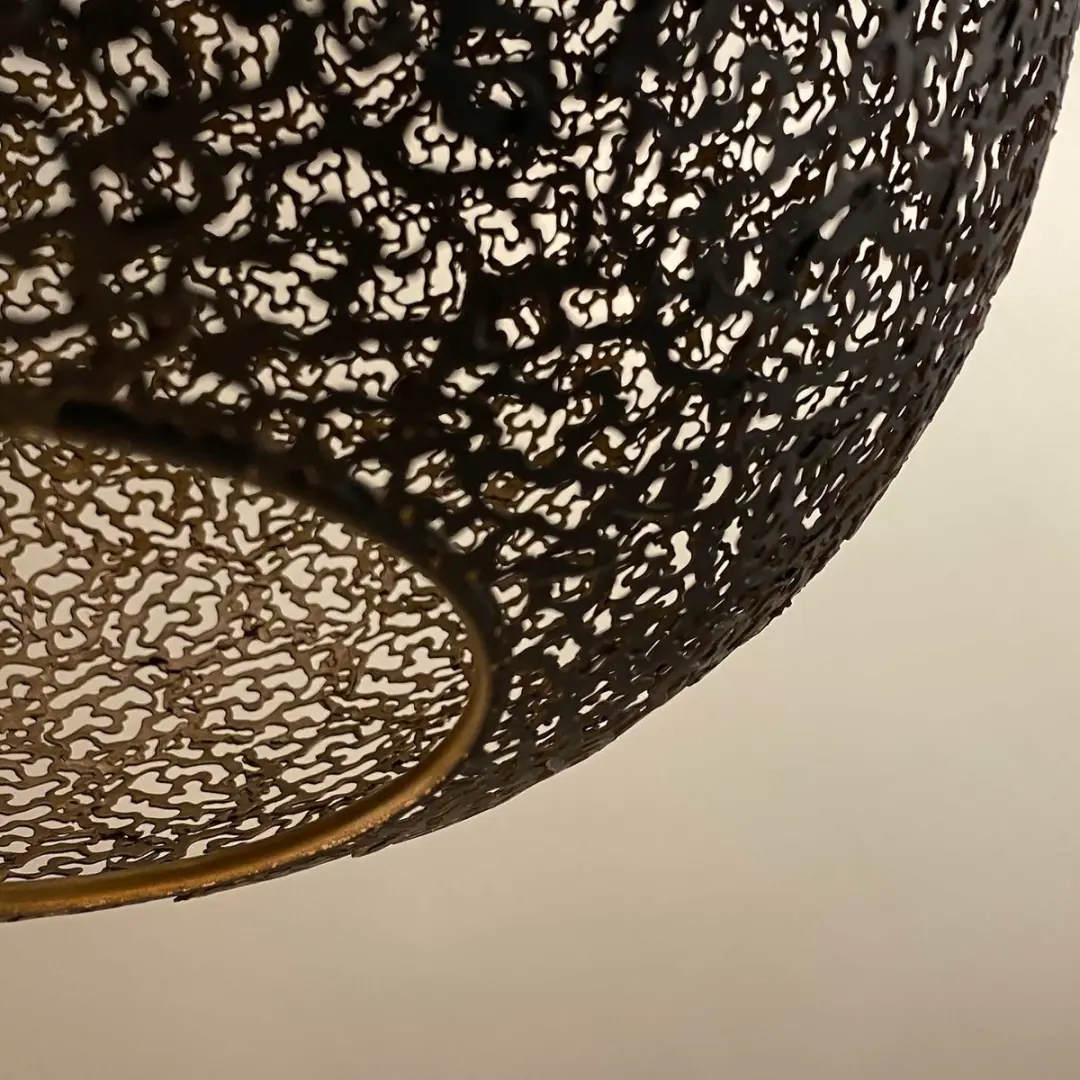 Freelight Oronero Plafondlamp Ø30cm - Zwart/Goud