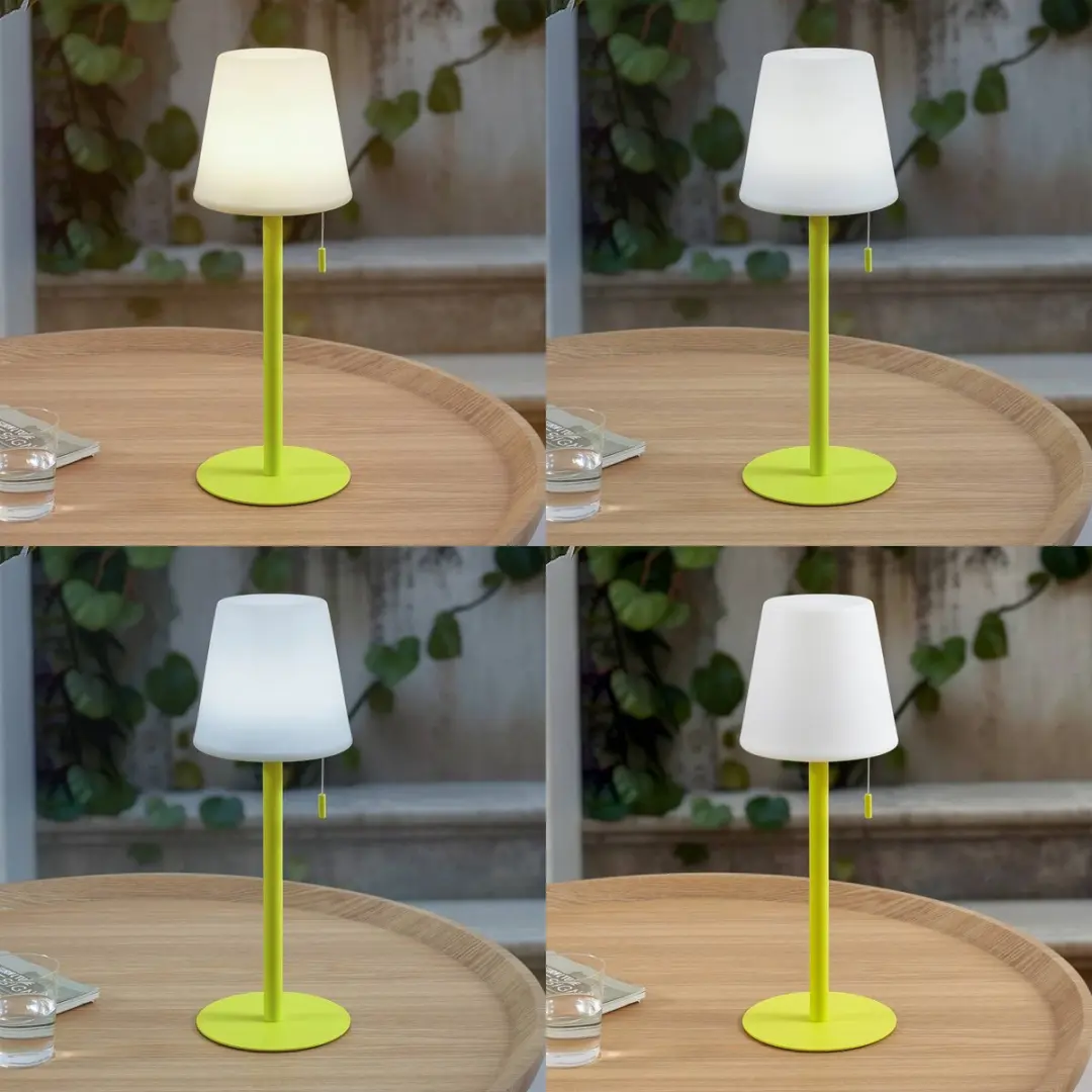 Lindby Terraslamp CCT 1 Licht - 45cm - Geel/Wit