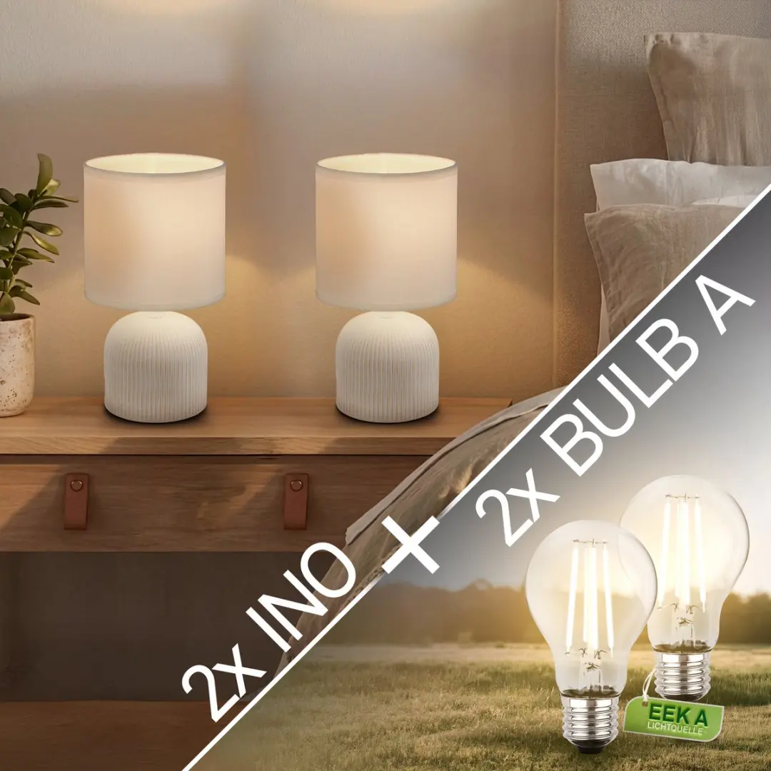 Briloner Ino Set Tafellampen 2x - 2.5W Warm Wit