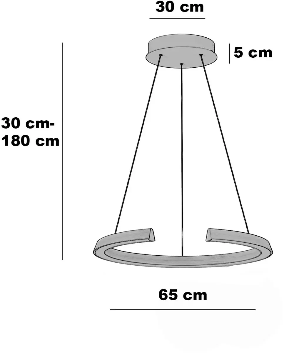 Freelight Hanglamp Cavallo Ø65cm - Beige