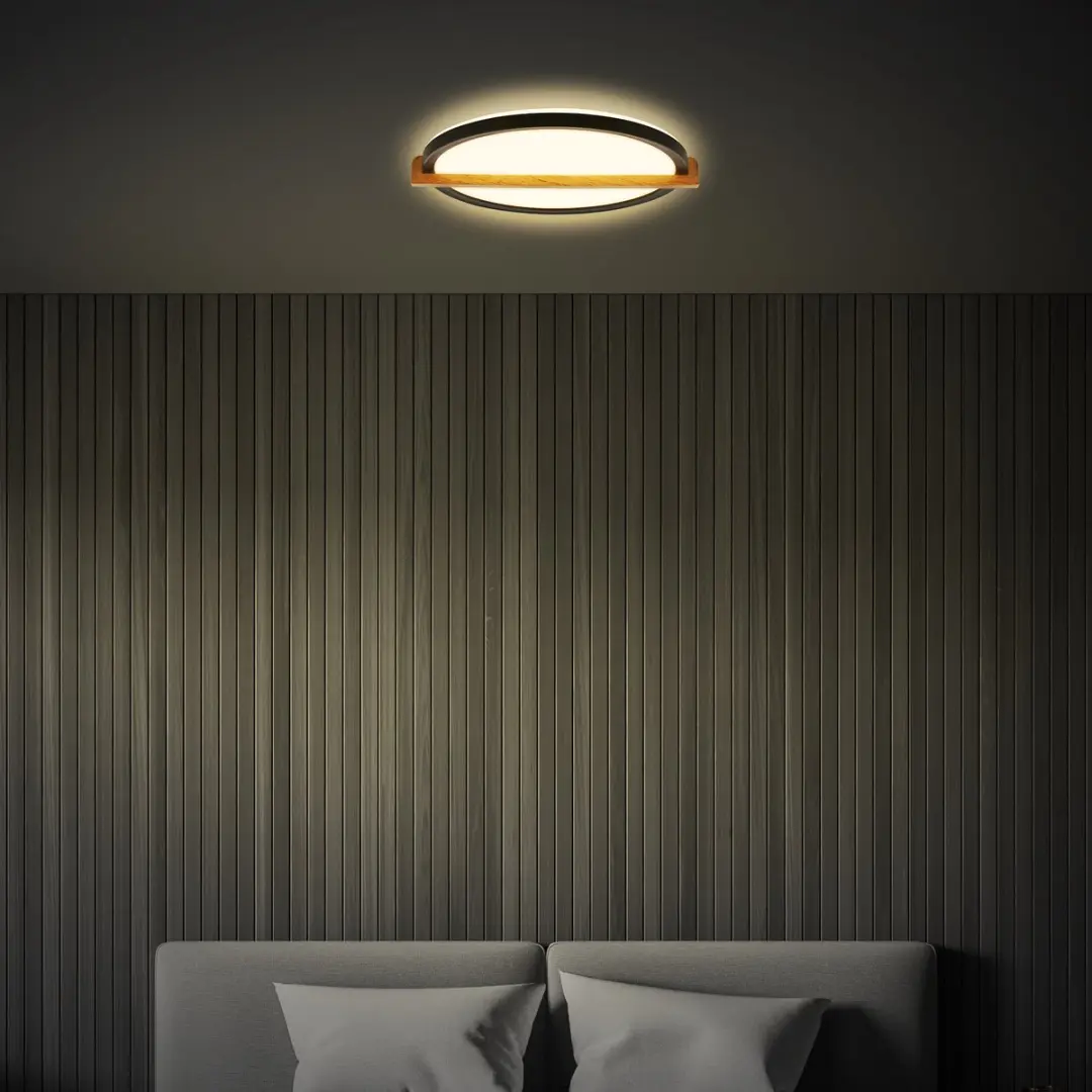 Briloner Remsa LED Plafondlamp 18W - 29x31,5cm Zwart