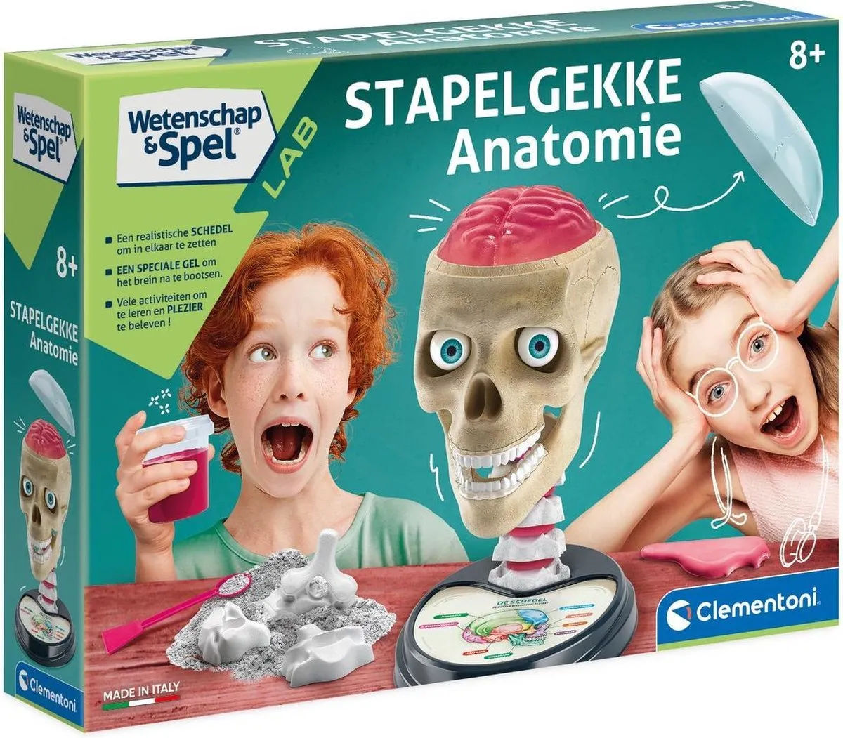 Clementoni Stapelgekke Anatomie Wetenschapsdoos 56009
