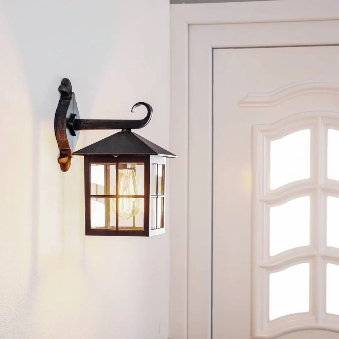 Lindby Wandlamp Buiten Ida+ E27 - Roestbruin