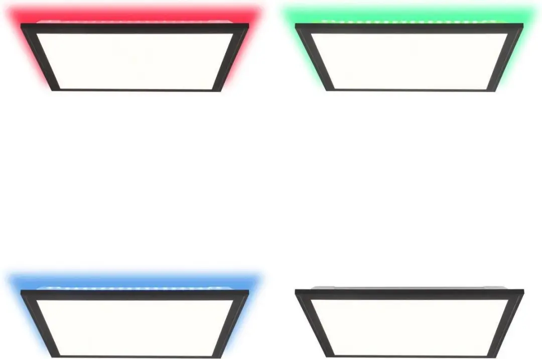 Brilliant Allie Plafondlamp LED 25W RGB - Zwart - afbeelding 6 van 6