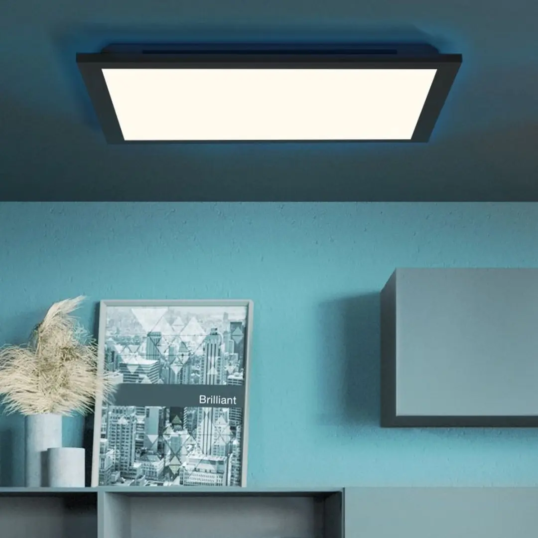 Brilliant Allie Plafondlamp LED 25W RGB - Zwart