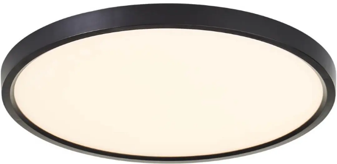 Brilliant Galo Plafondlamp LED 26W 3000lm - 40cm Zwart/Wit - afbeelding 6 van 6