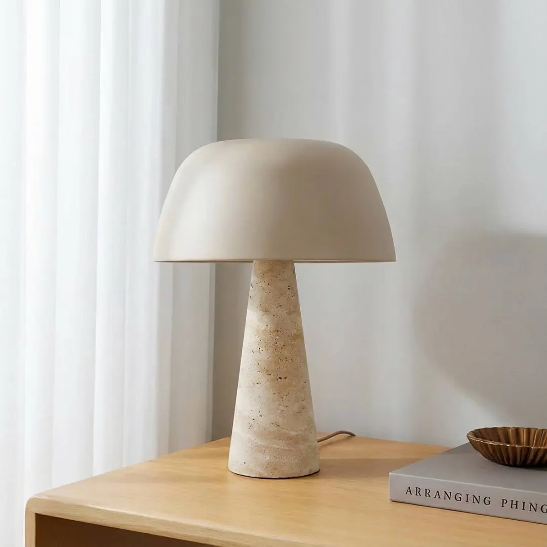 Lindby Tafellamp IJzer Grotsteen 1 Licht