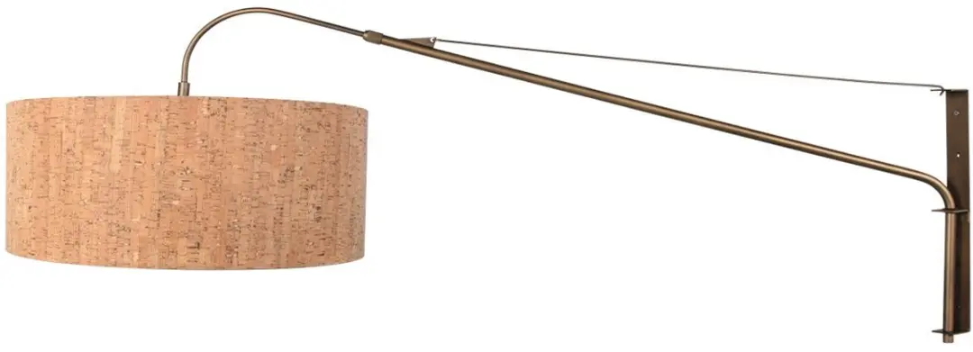 Steinhauer Wandlamp Elegant Classy 4743BR - Ø50cm - Brons/Beige