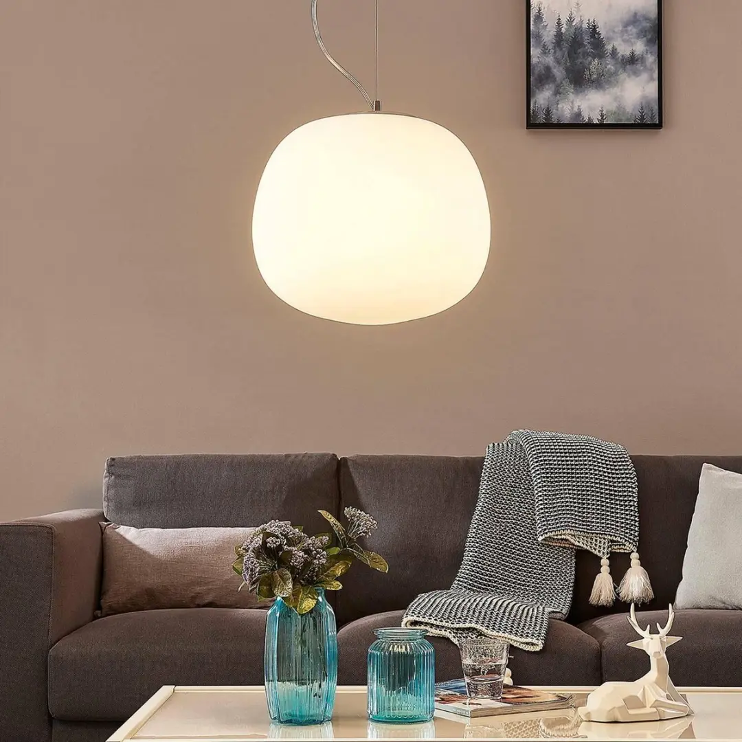 Lindby Hanglamp Glas Metaal 36cm