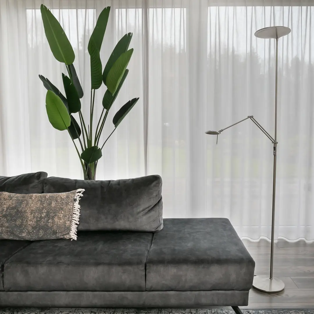 Steinhauer Zodiac 2107ST Vloerlamp - Dimbaar Zilver - afbeelding 6 van 6