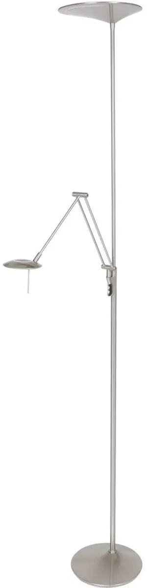 Steinhauer Zodiac 2107ST Vloerlamp - Dimbaar Zilver
