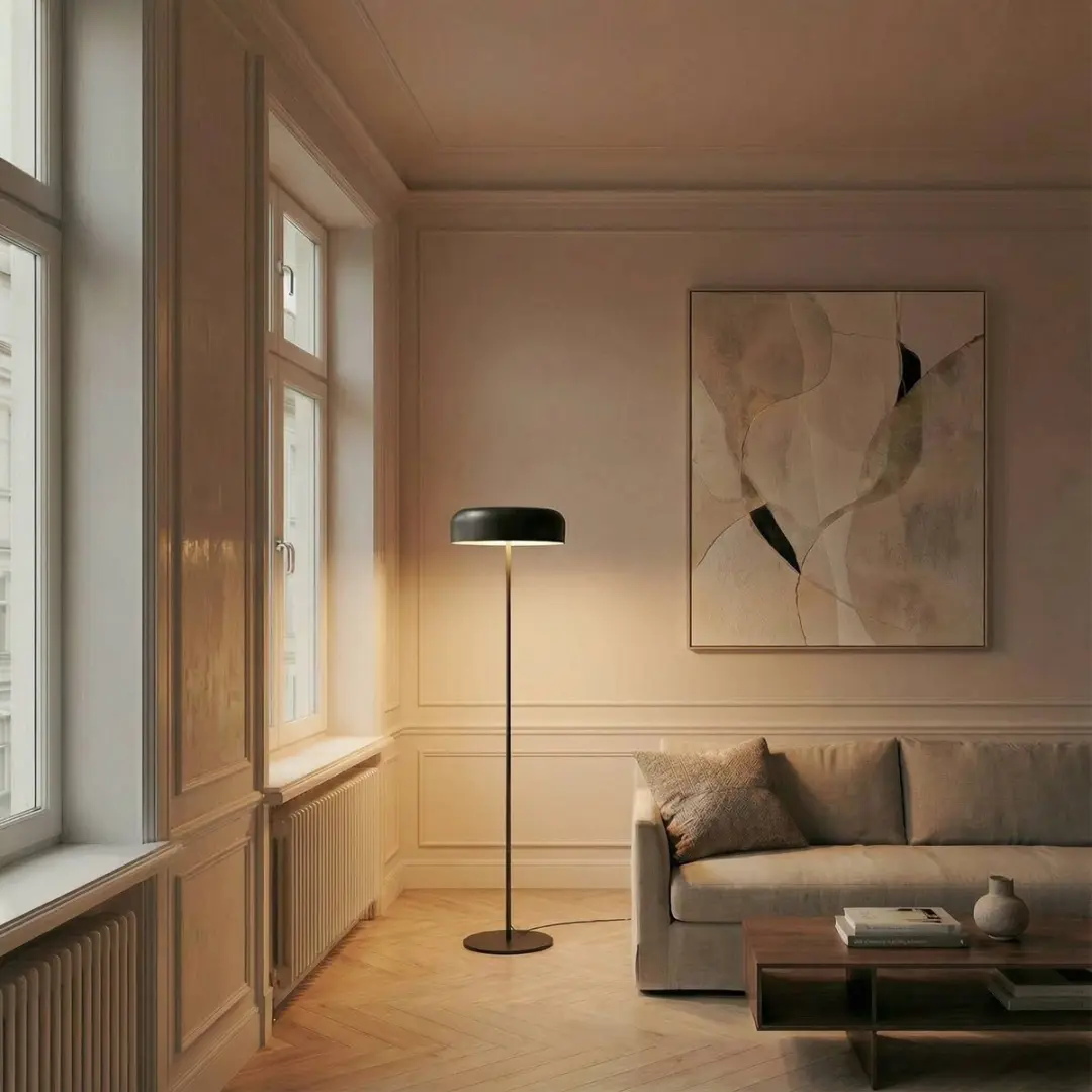Lindby Vloerlamp 2-lichts Metaal Zwart 145cm