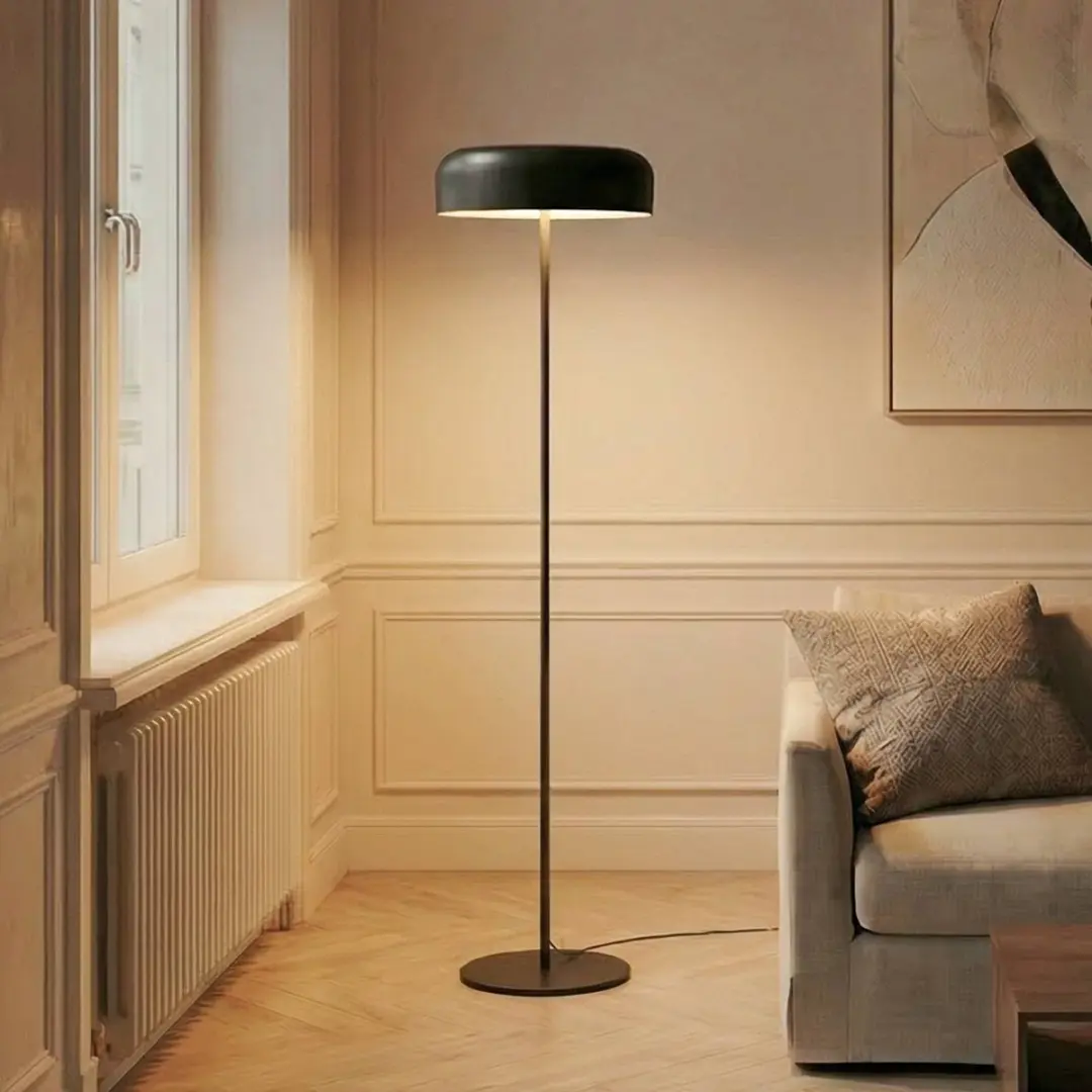 Lindby Vloerlamp 2-lichts Metaal Zwart 145cm