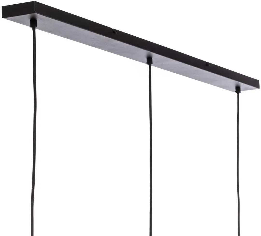 Lucande Hanglamp 3-lichts IJzer E27 - Zwart/Goud