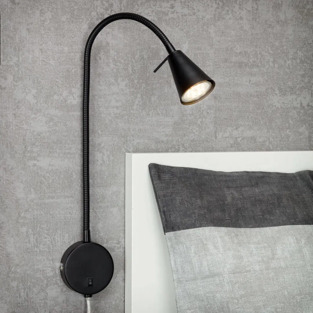 Briloner Tusa LED Wandlamp 4.7W - Zwart