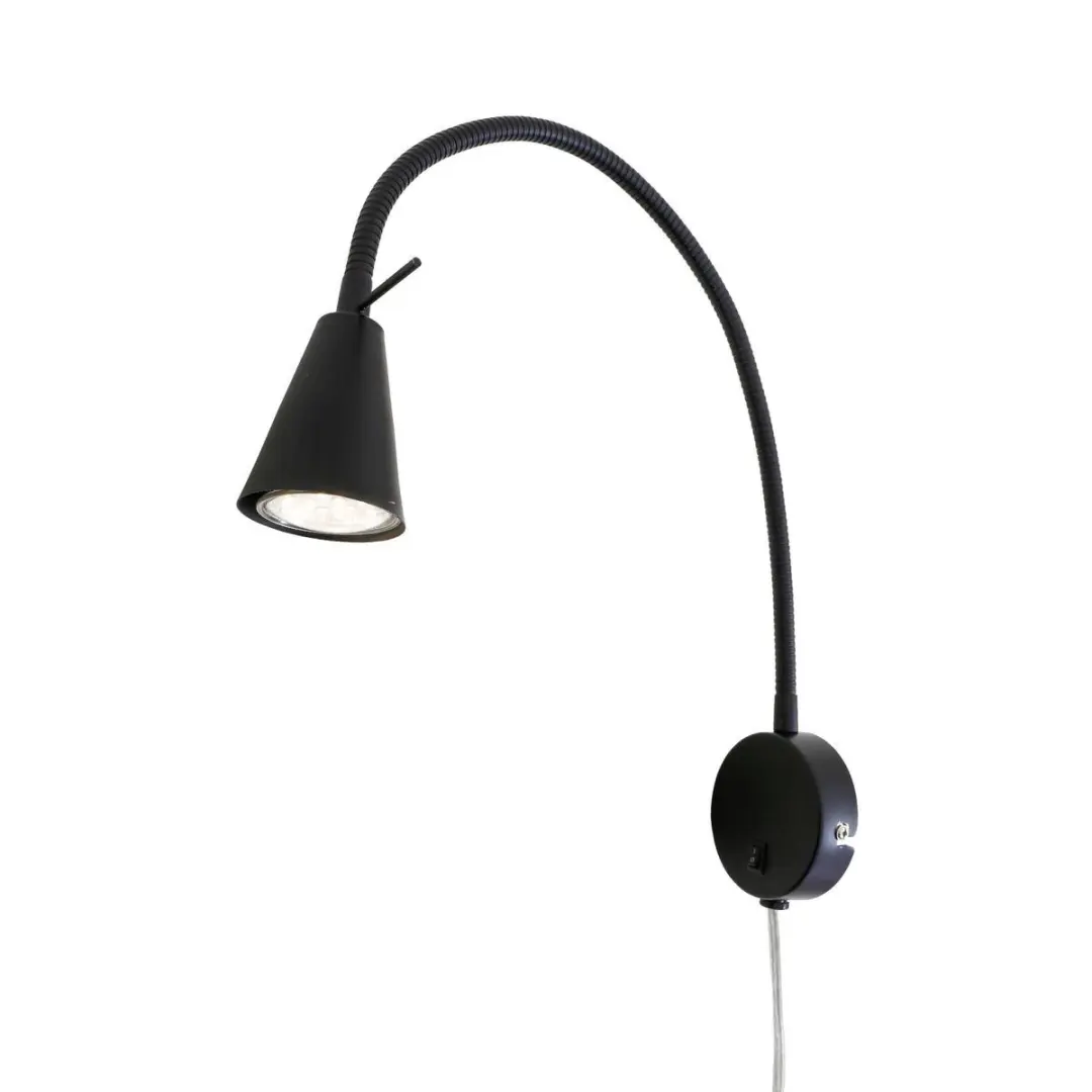 Briloner Tusa LED Wandlamp 4.7W - Zwart