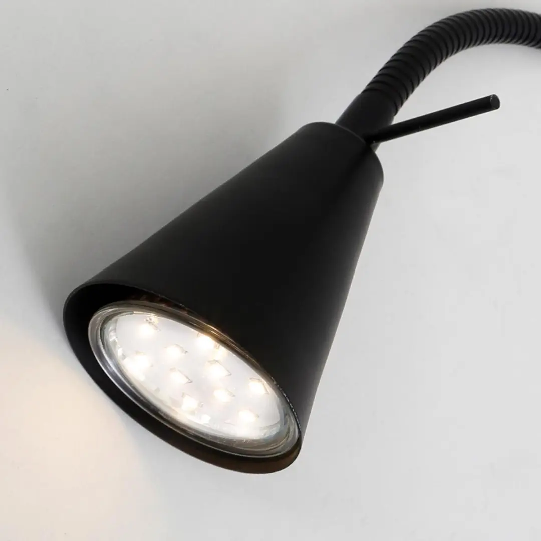 Briloner Tusa LED Wandlamp 4.7W - Zwart