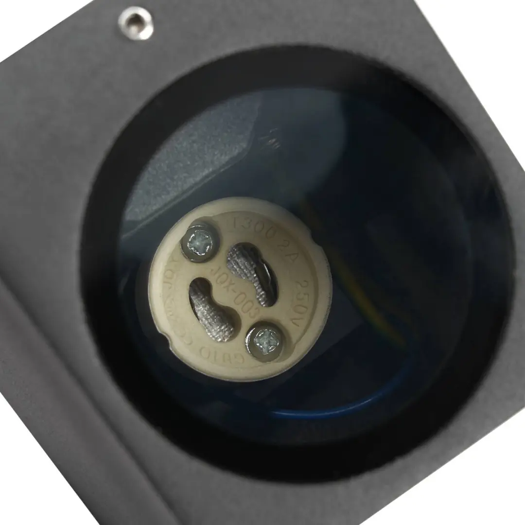 PRIOS Wandlamp Buiten 1 Licht GU10 - Zwart