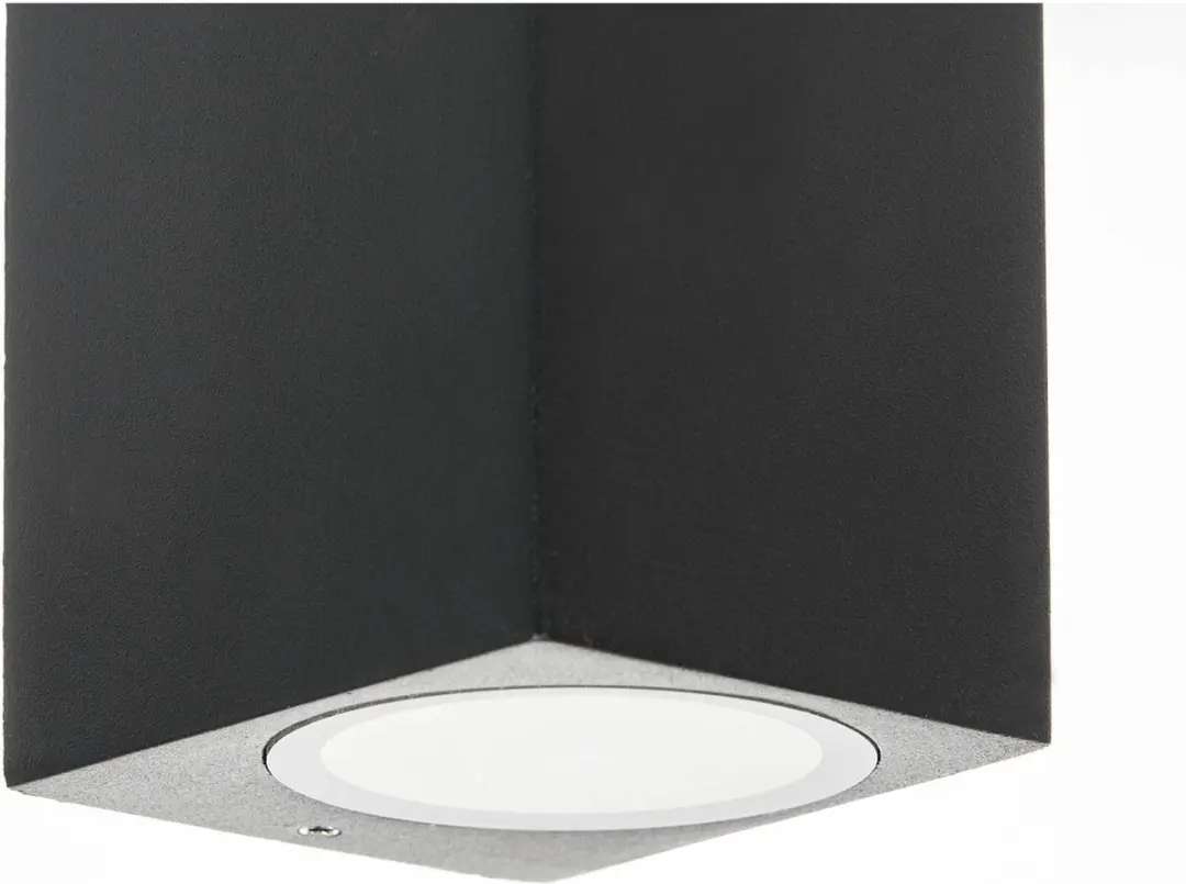 PRIOS Wandlamp Buiten 1 Licht GU10 - Zwart