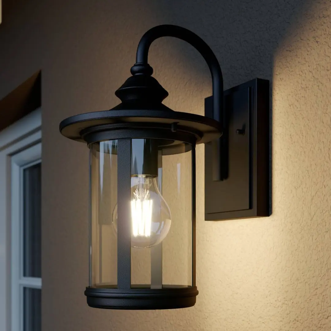 Lindby Wandlamp Buiten Aluminium Glas 1 Licht E27