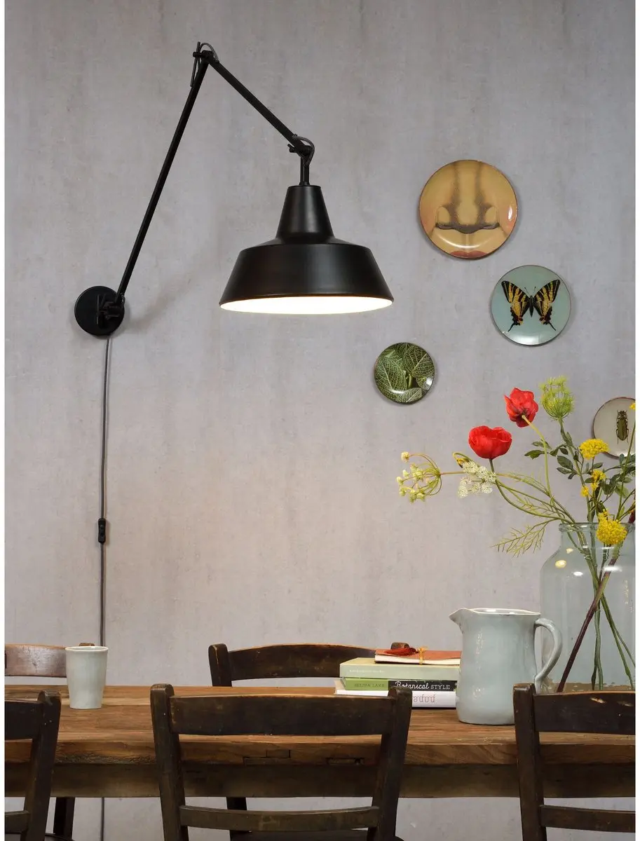it's about RoMi Wandlamp Chicago - Zwart - afbeelding 6 van 6