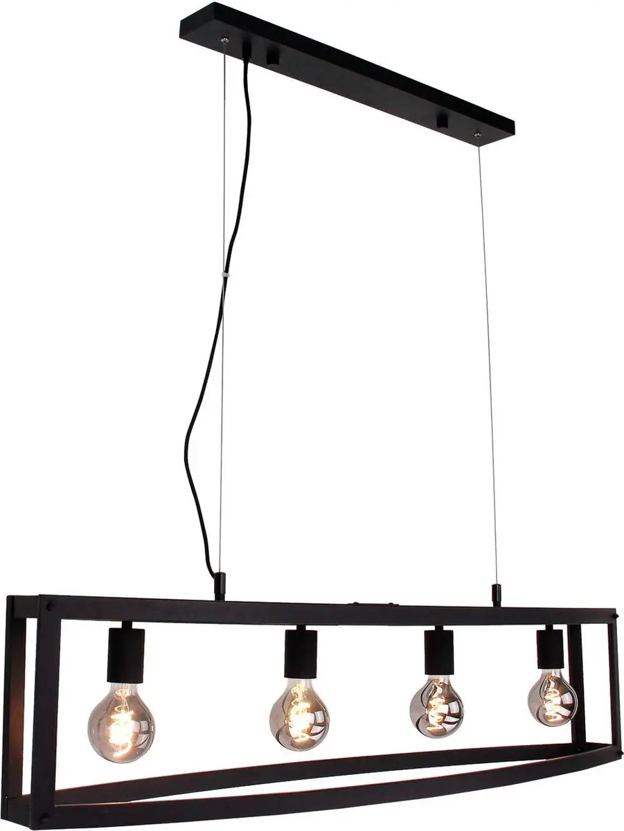 Lindby Hanglamp 4-Lichts Staal