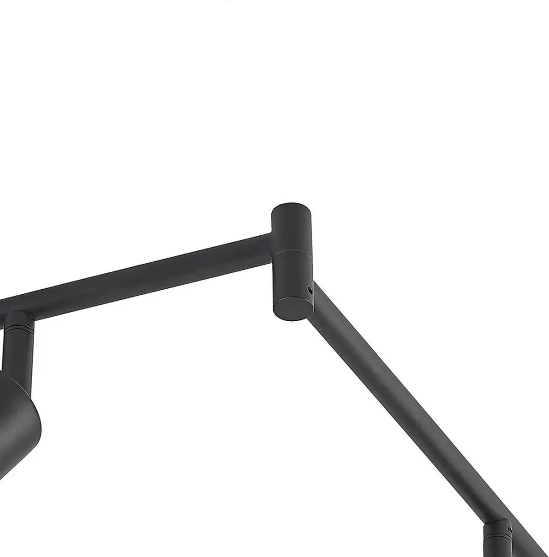 Lindby Buitenspot 6-Lichts Staal Smoke - E14 4W
