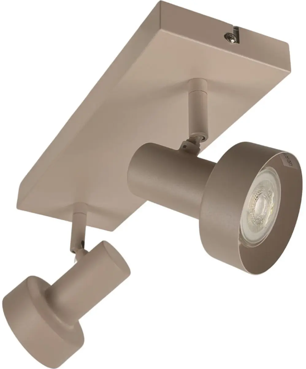 Freelight Spot Lunata 2 Lichts 30cm - Warm Wit - Beige