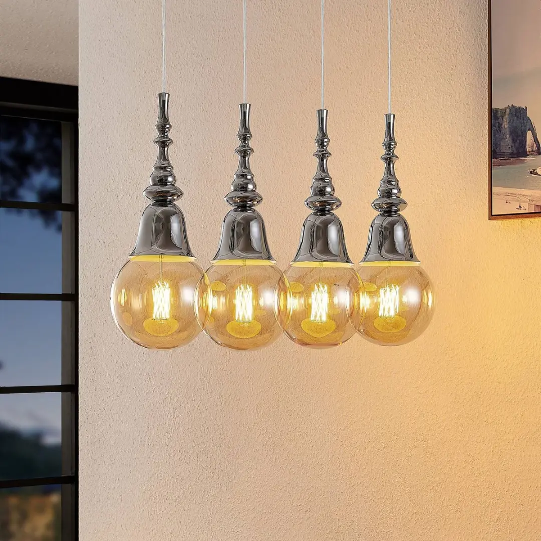 Lucande Hanglamp 4-Lichts E27