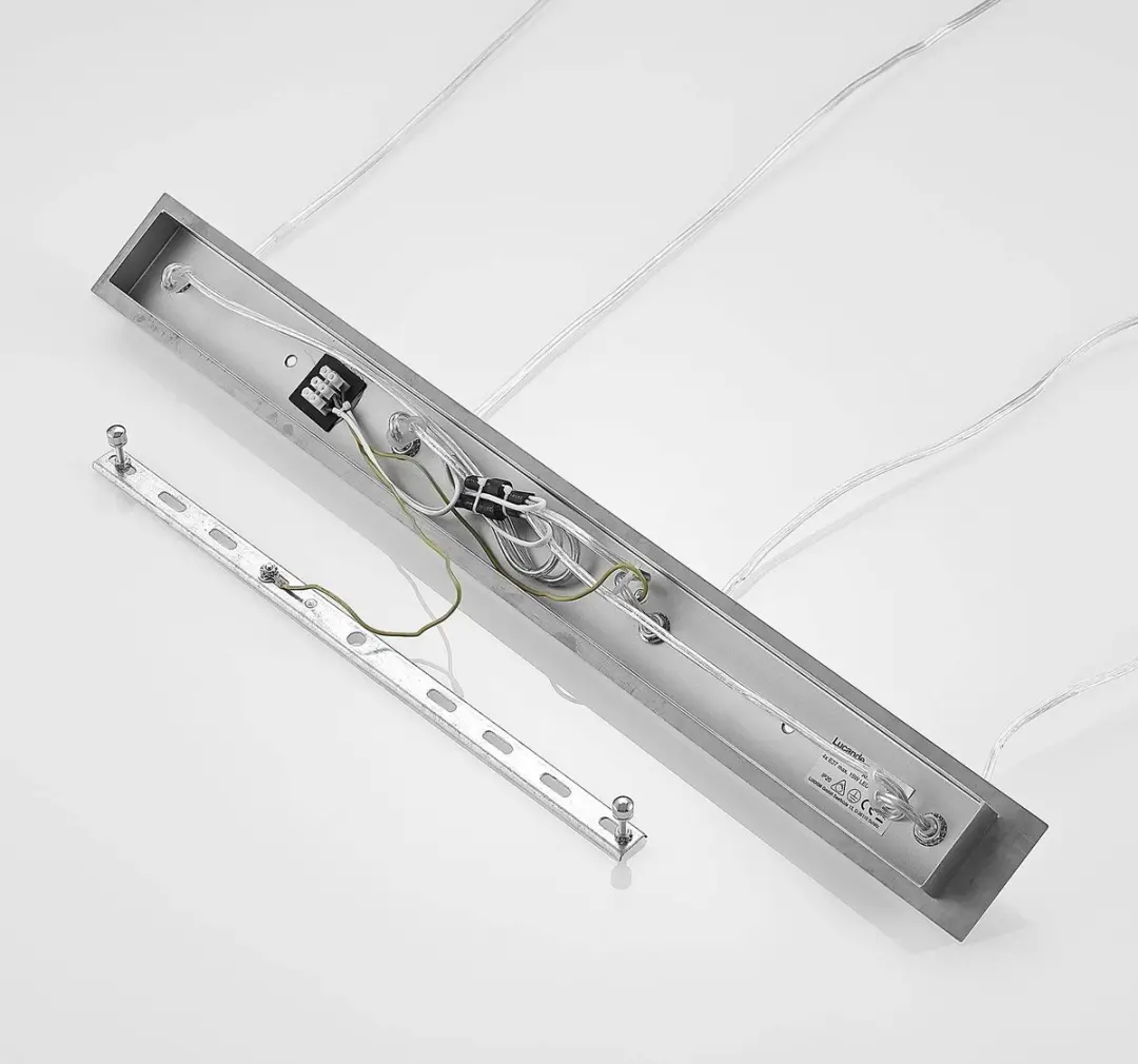 Lucande Hanglamp 4-Lichts E27 - Chroom