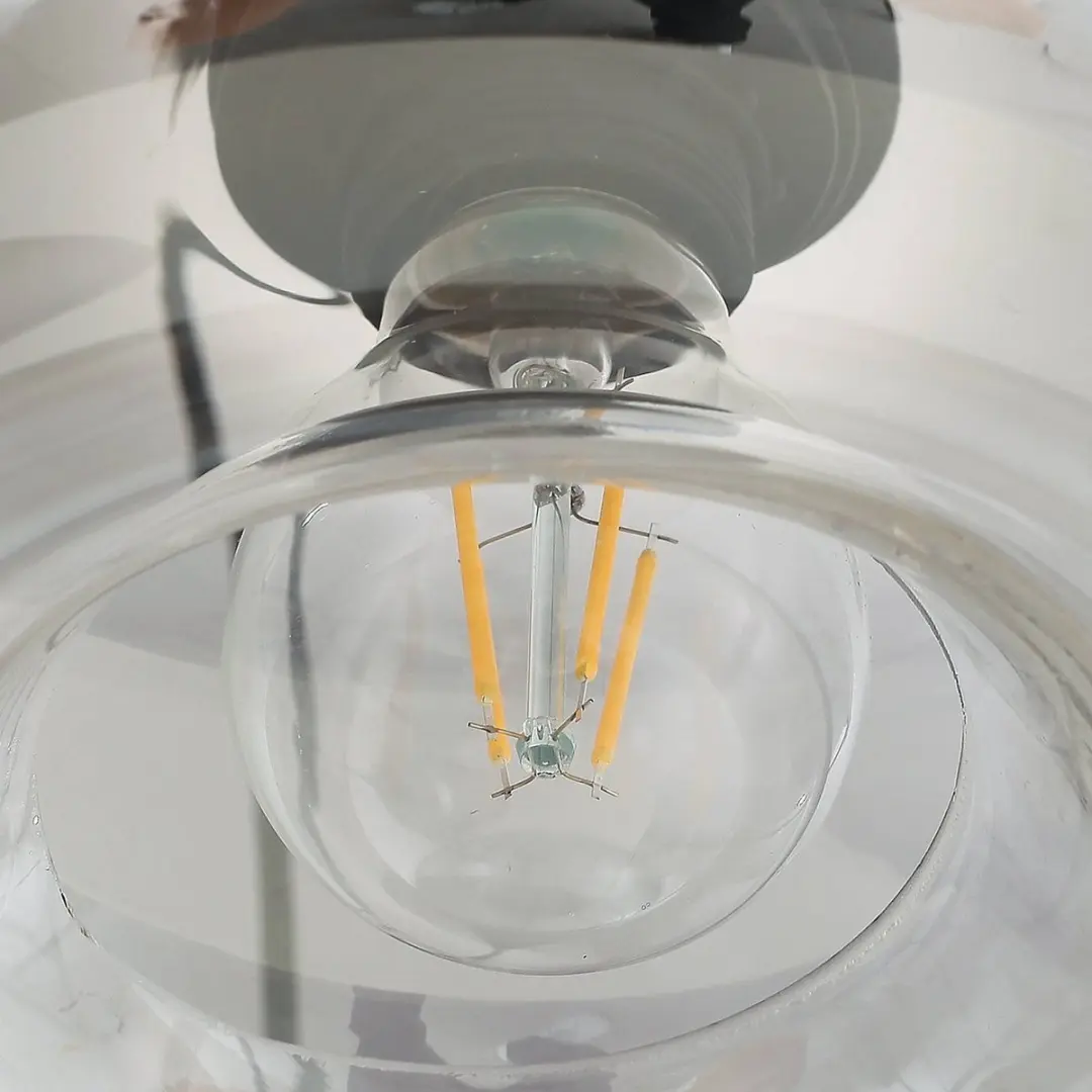 Lindby Hanglamp 3-Lichts - Zwart/Rookgrijs