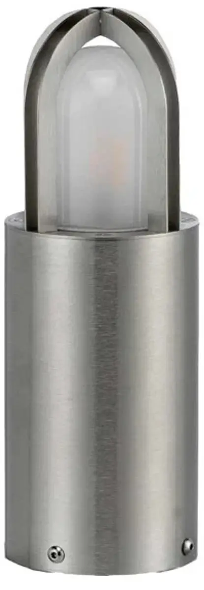 Elstead Mini LED Tuin Pilaar Paignton E27 40W - Mat - IP55 - Roestvrij staal
