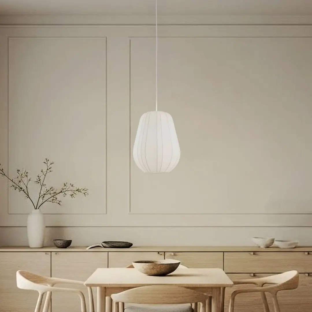 Lindby Hanglamp 1 Licht E27 - 38cm - Wit