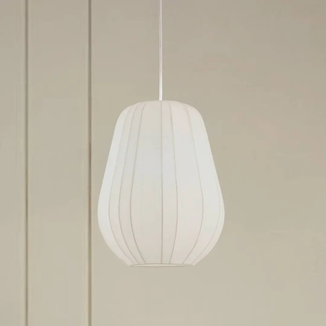 Lindby Hanglamp 1 Licht E27 - 38cm - Wit