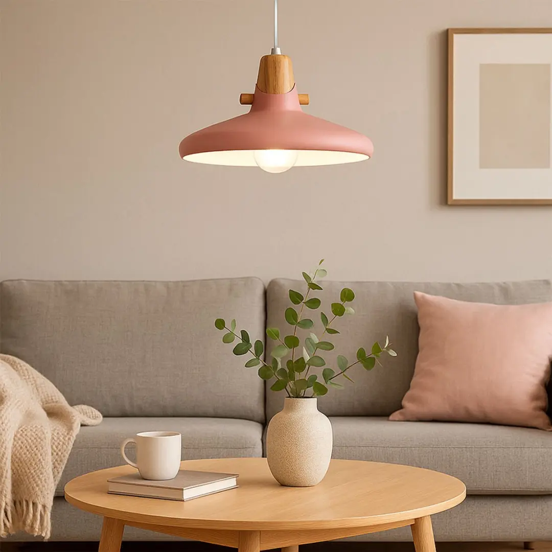Globo Carin Hanglamp - Roze - Ø35cm - E27