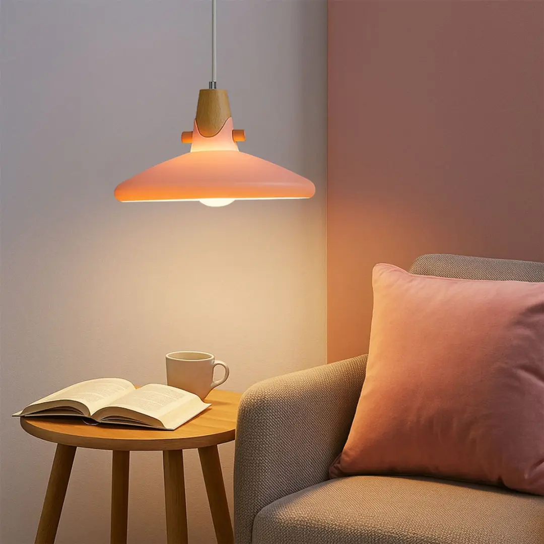 Globo Carin Hanglamp - Roze - Ø35cm - E27