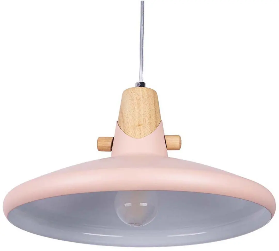 Globo Carin Hanglamp - Roze - Ø35cm - E27 - afbeelding 6 van 6