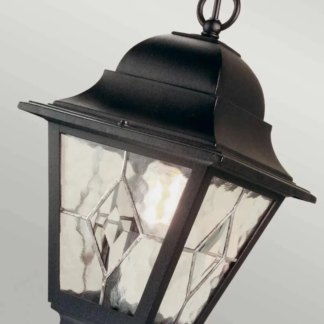 Elstead Lighting Norfolk LED Buiten Hanglamp - 60W - IP44 - Dimbaar - Zwart