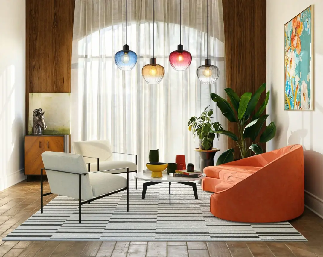 Globo TOY Hanglamp 4x E27 - Multicolor